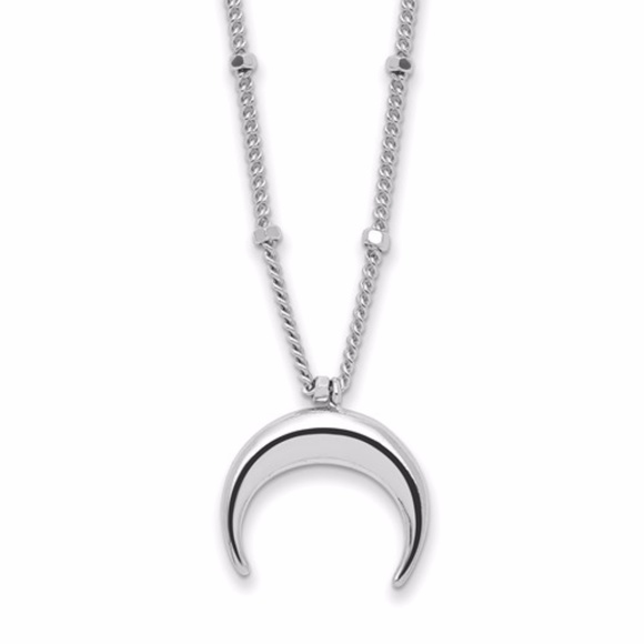 Moon Necklace Sterling Silver